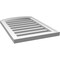 Ekena Millwork Arch Top Surface Mount PVC Gable Vent: Non-Functional, w/2"W x 1-1/2"P Brickmould Frame, 18"W x 24"H GVPAR18X2402SN - alternate 2